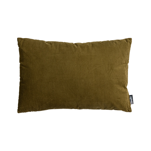 Kussen velvet warm geel 40x60 cm.
