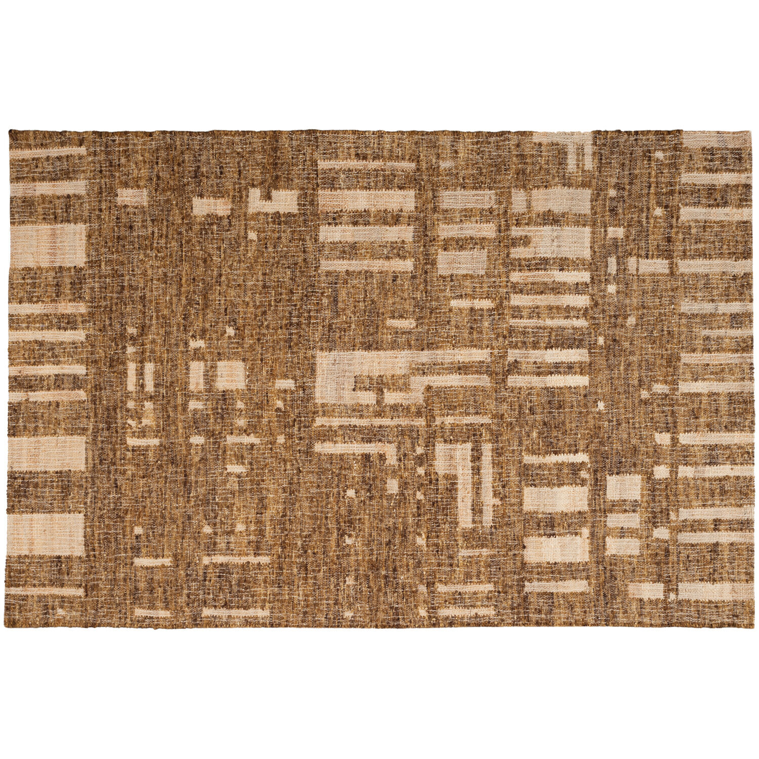 Home - Vloerkleed Kian, bruin handgeweven