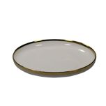 Majestic Gold bord Ø 25,5 cm, met opstaande rand