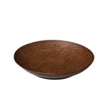 Diepbord reliëf, bruin Ø 25,5 cm     