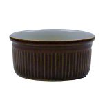 Soufle schaaltje bruin, Ø 8 cm