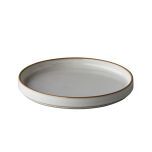 Bord Japan, white/grey, Ø 20 cm