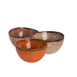 Kom Rustique, 7,5 cm, diverse aarde kleuren