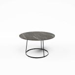 Alice loungetafel rond, Ø 80 cm, hoogte 45 cm.
