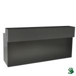 Black Velvet bar, met zwart opzetstuk