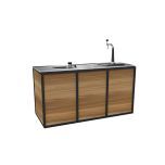 Hot metal buffet 2.0, met tapzuil en spoelbak