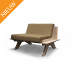 Harmony fauteuil met beige kussen