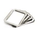 Serveerplateau RVS, lxb 41x31 cm.