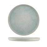 Bord - Ariana Paros Aqua, Blauw Ø21