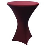 Statafelhoes strak, bordeaux