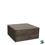 Grey Wash Hocker