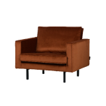 Home - Fauteuil, velvet roest