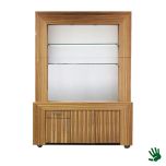 Bamboo achterkast wit