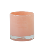 Waxinelichthouder- Bonito glas, Perzik