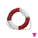 Reddingsboei rood/blauw+wit