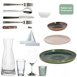 Evergreen - BBQ Dinerset, 10 personen