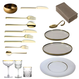 L'Or de Fête - Dinerset, 10 personen