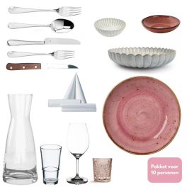 Rosé & Ribs - BBQ Dinerset, 10 personen