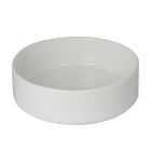 Bord Hoog rond 16 cm h 5 cm wit