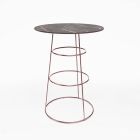 Alice statafel - rond, koper onderstel