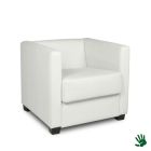 White Heaven kunstlederen fauteuil       