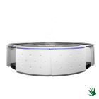 White Heaven ronde bar wit (met dichte panelen)