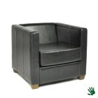 Black Velvet kunstlederen fauteuil 