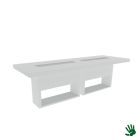 Highlight 2.0 zittafel lang, wit