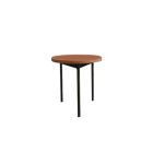 Hot Metal zittafel rond, hout