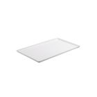 Schaal melamine, smalle rand, wit plat, 1/1 GN