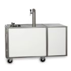 Biertap uitklapbaar wit, 1 tappunt