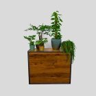 Groen Decoratie GROOT - Zuilen, buffet, divider (set planten)