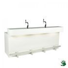 White Heaven clubbar met 2 mobiele taps en LED verlichting