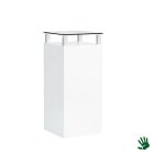 White Heaven sokkel, met heldere glasplaat