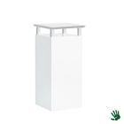 White Heaven sokkel, met houten plankje
