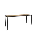 Hot Metal dinertafel lang, met OSB blad