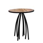 Hot Metal statafel, rond, 8-potig