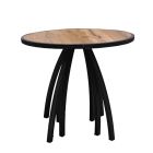Hot Metal zittafel, rond, 8 potig