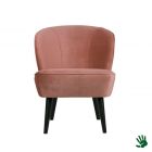Home - Stoel, dusky pink velvet