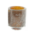Waxinelichthouder - Amber, glas