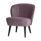 Home - Stoel, lila velvet