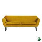 Home - 2.5-zits sofa, yellow  velvet