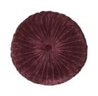 Kussen - Aubergine, rond