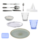 Sky blue - Brunchset - 10 personen