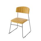 Home - dinerstoel Devine yellow velvet,