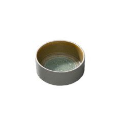 Stoel Raw, met bruin lederen zitting