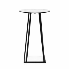 Stoel Raw, met bruin lederen zitting 