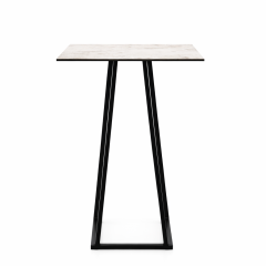 Stoel Raw, met bruin lederen zitting 