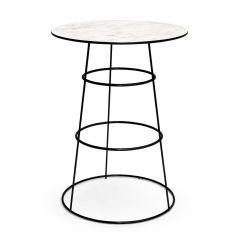 Stoel Raw, met bruin lederen zitting 