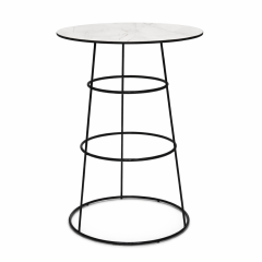 Stoel Raw, met bruin lederen zitting 